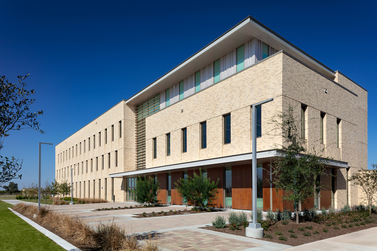 Exterior view of the Health Science Center building on the McAllen campus