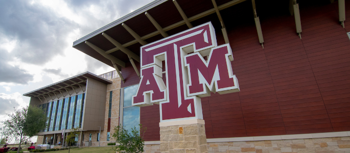 Exterior view of the University Higher Education Center building on the McAllen campus