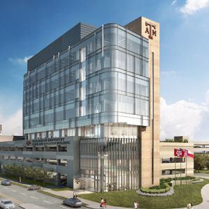 Artist's rendering of the new dentistry clinical building